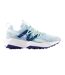 Womens/ladies Tektrel Geometric Trainers Blue New Balance-1