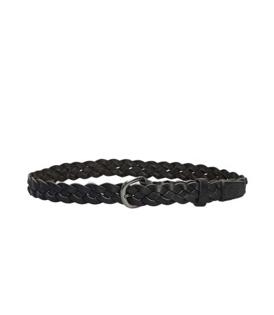 Ceinture noire femme superdry woven belt - l