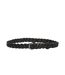 Ceinture noire femme superdry woven belt - l-1