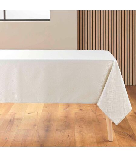Nappe Jacquard Imprimé Azuline 140x250cm Naturel