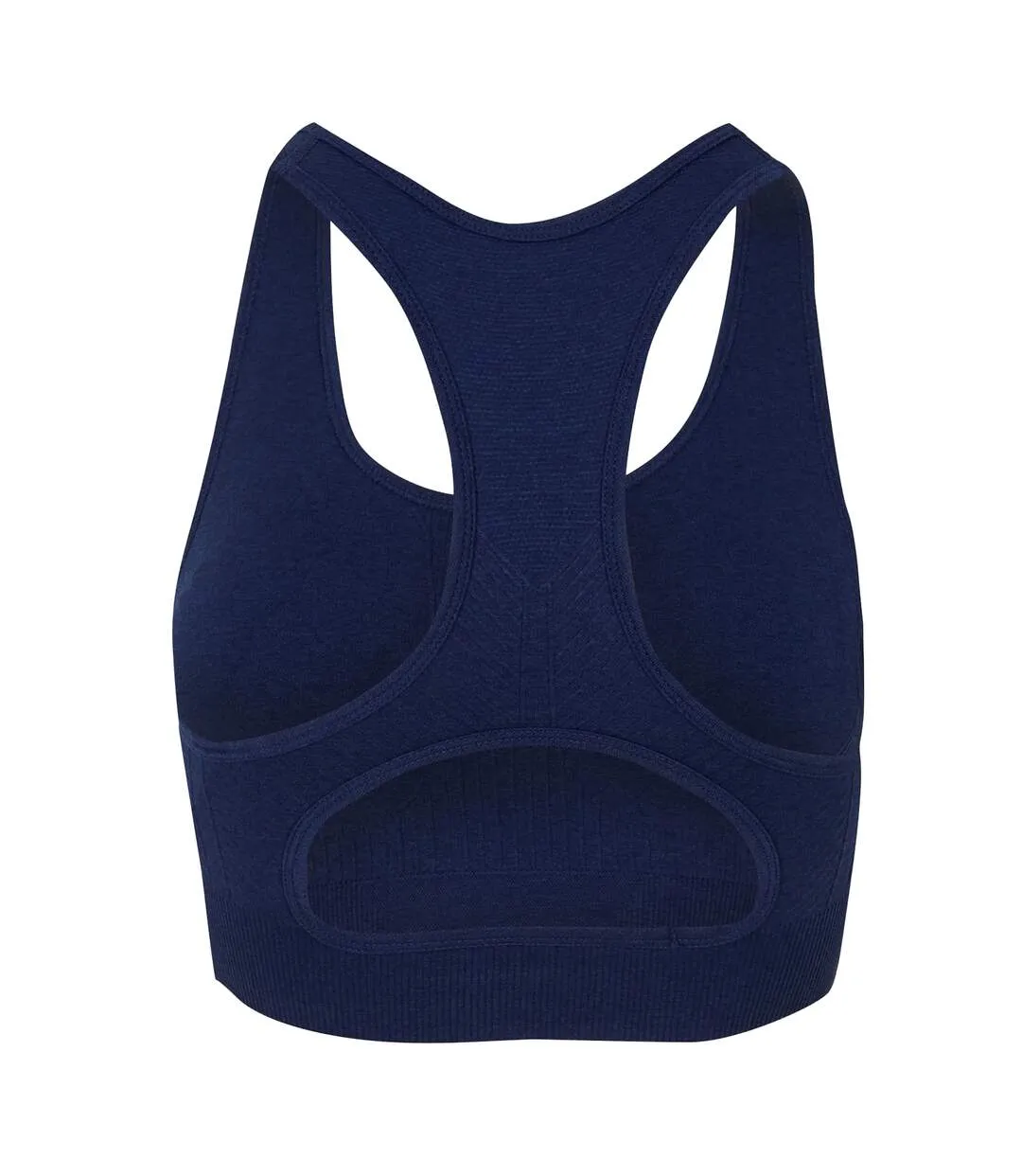 Brassière De Sport Motif/style Côtelé Femme Bleu Marine USA-3