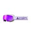 Masque de ski blanc/violet mixte cairn genius otg-1