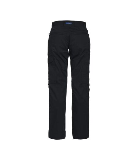Womens/ladies Cargo Trousers Black Projob