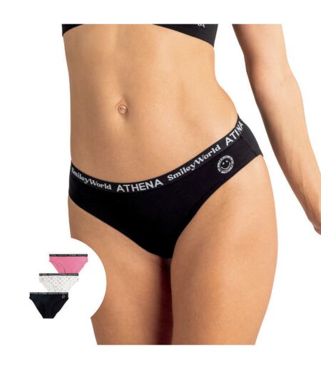 Lot de 3 culottes femme SmileyWorld® I Athena