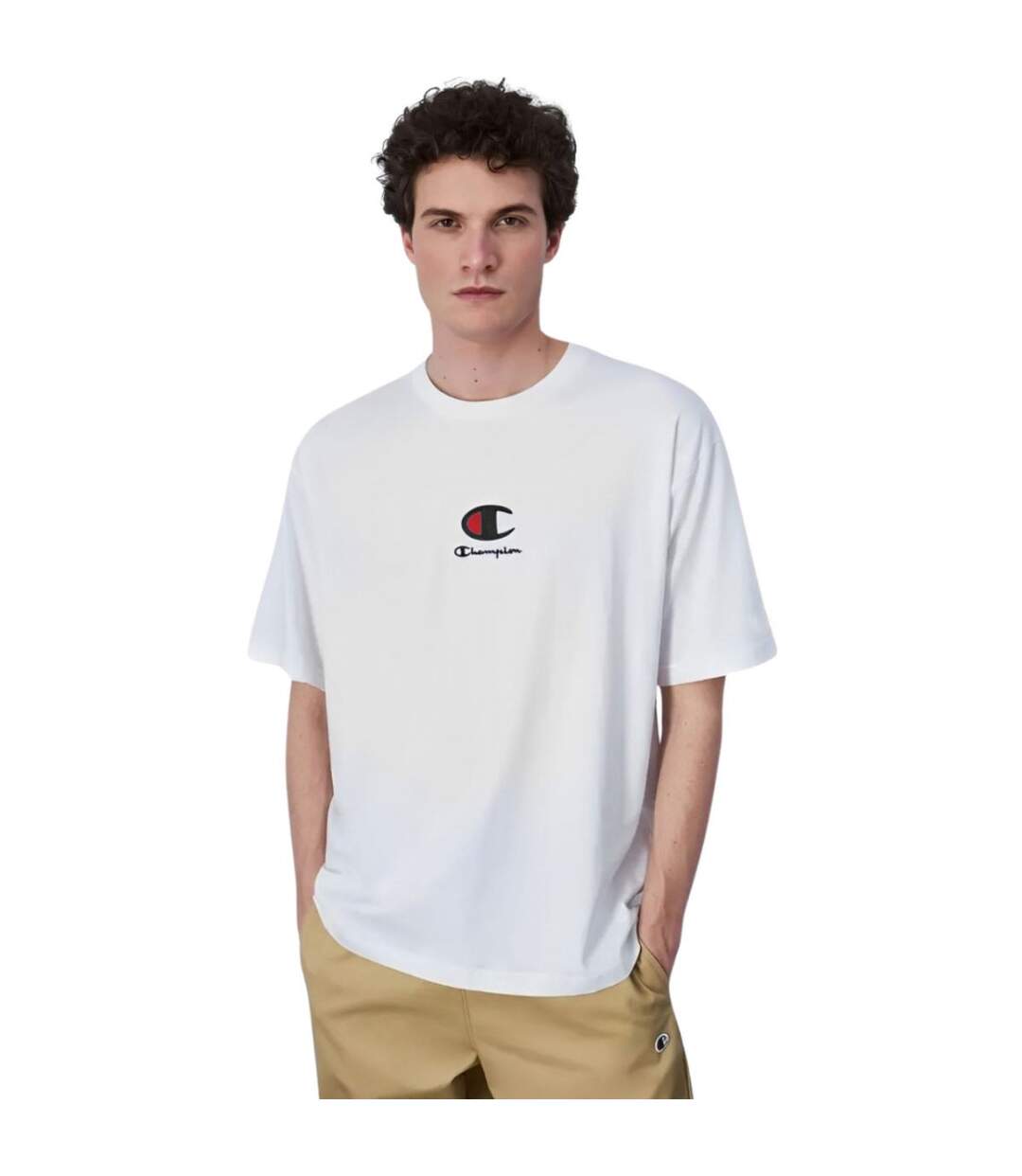 T-shirt Homme Blanc Champion-1