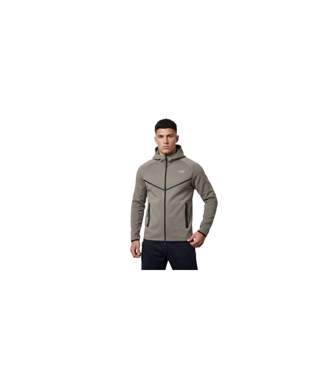Veste À Capuche Elite Homme Kaki Everlast-1