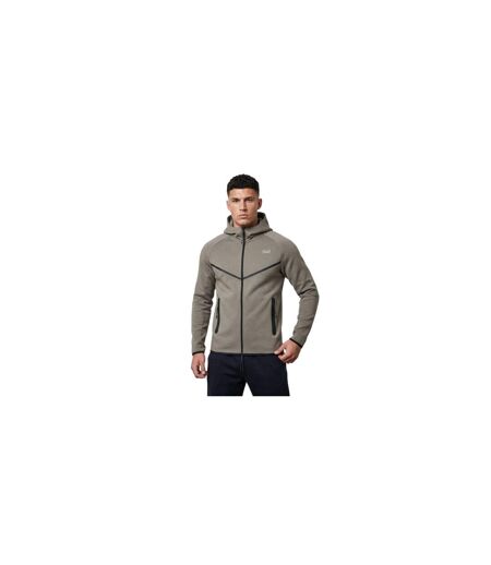 Veste À Capuche Elite Homme Kaki Everlast
