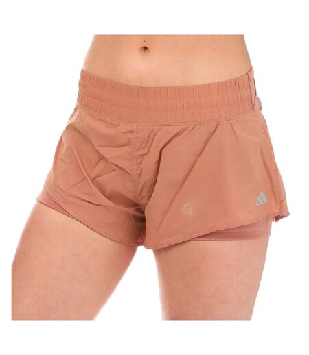 Womens/ladies Colective Power Running Shorts Clay Strata Adidas