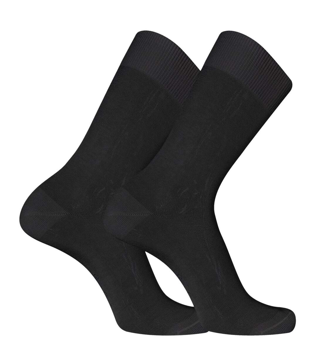 Lot de 2 Paires de chaussettes de ville en Fil d'Ecosse modèle 0110 Pierrecardin