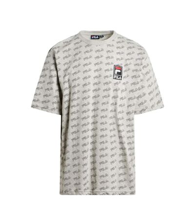 T-shirt gris/marine homme fila trellis ss24spm130 - l
