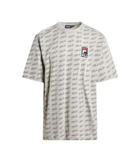 T-shirt gris/marine homme fila trellis ss24spm130 - l