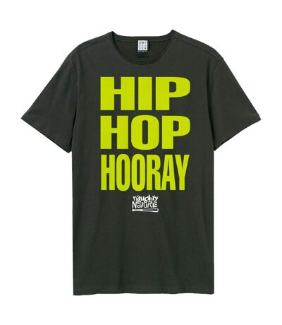 T-shirt hip hop hooray homme charbon Amplified Amplified