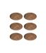 Lot de 6 Assiettes à Dessert Mood 20cm Naturel-3