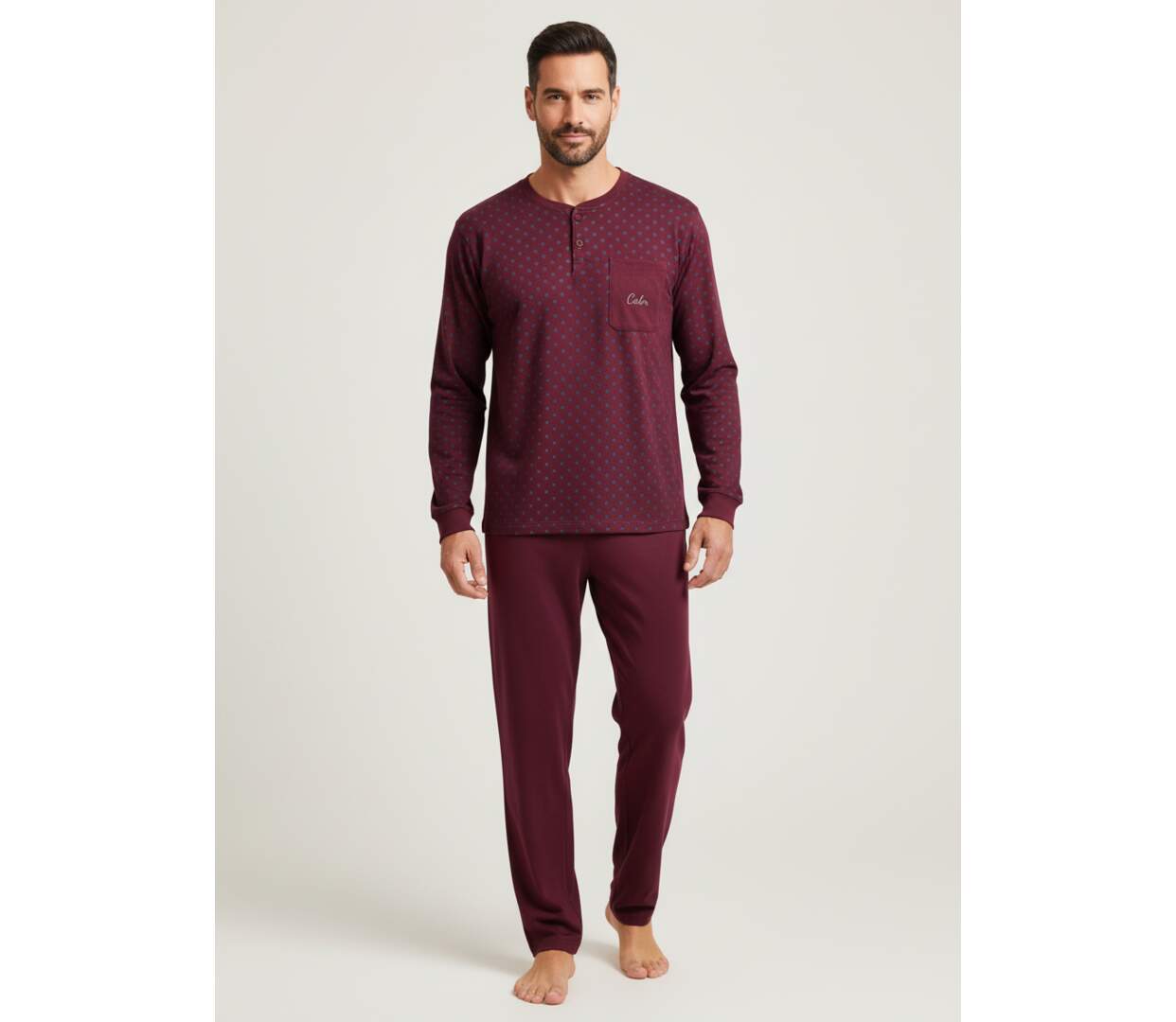 Pyjama Homme Hiver Polaire Premium CALM Z2550-4