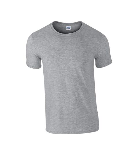 Unisex adult t-shirt sports grey Gildan