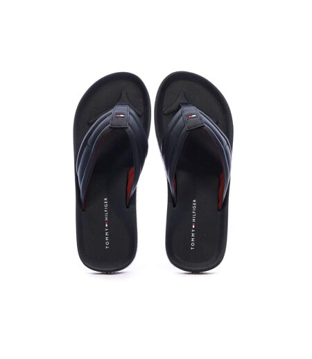 Tongs bleu marine homme tommy hilfiger padded