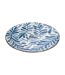 Lot de 6 Assiettes à Dessert Umami Feuille 19cm Bleu-1