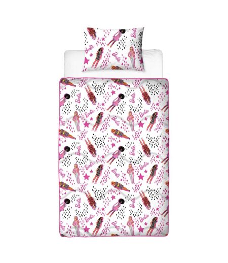 Stars Reversible Duvet Set Multicoloured Barbie