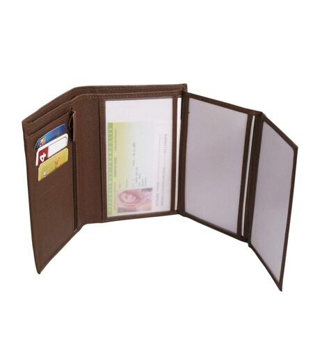 Portefeuille cuir grainé