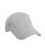 Lot de 2  casquettes unies adulte blanc Result-2