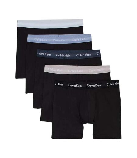 x5 boxers noir homme calvin klein jeans brief - l