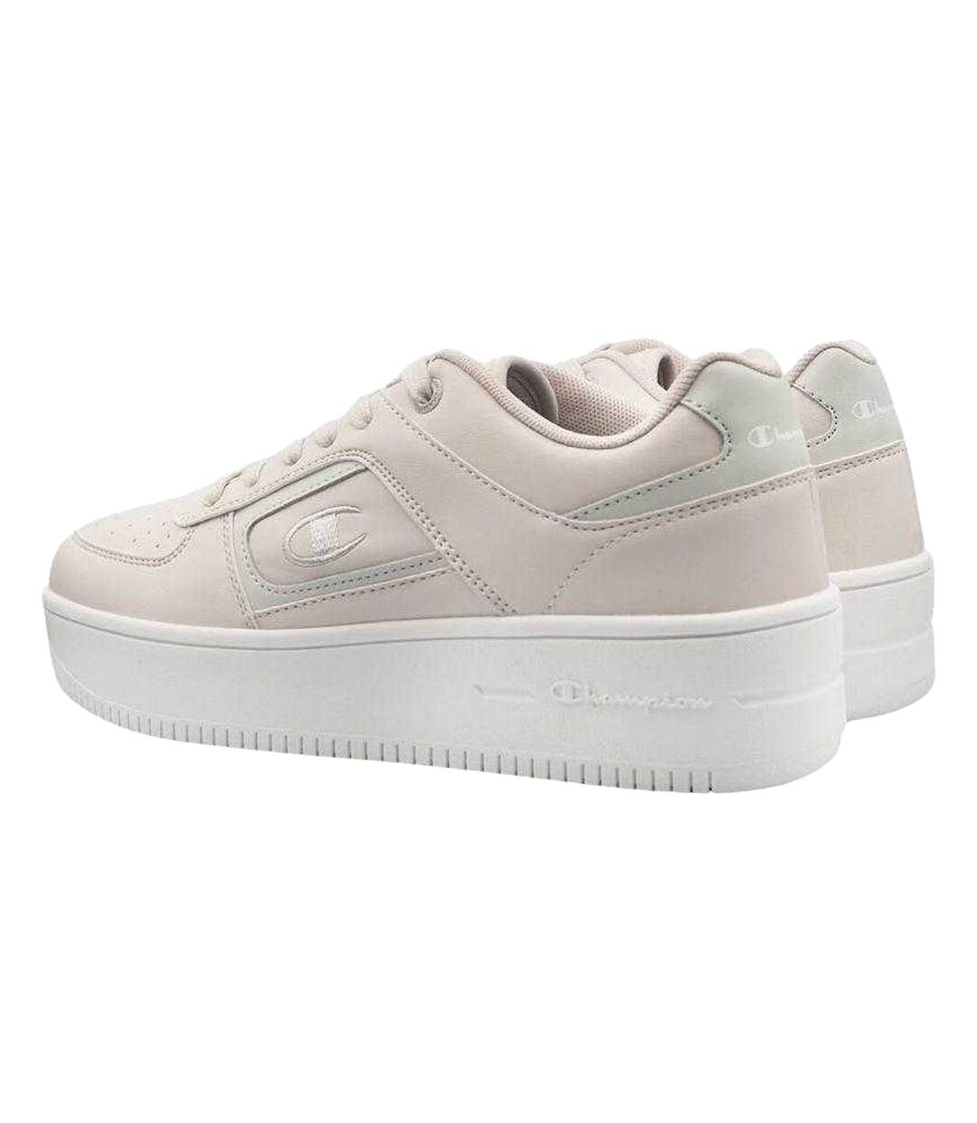 Baskets Foul Play Bs Femme Beige Champion-2