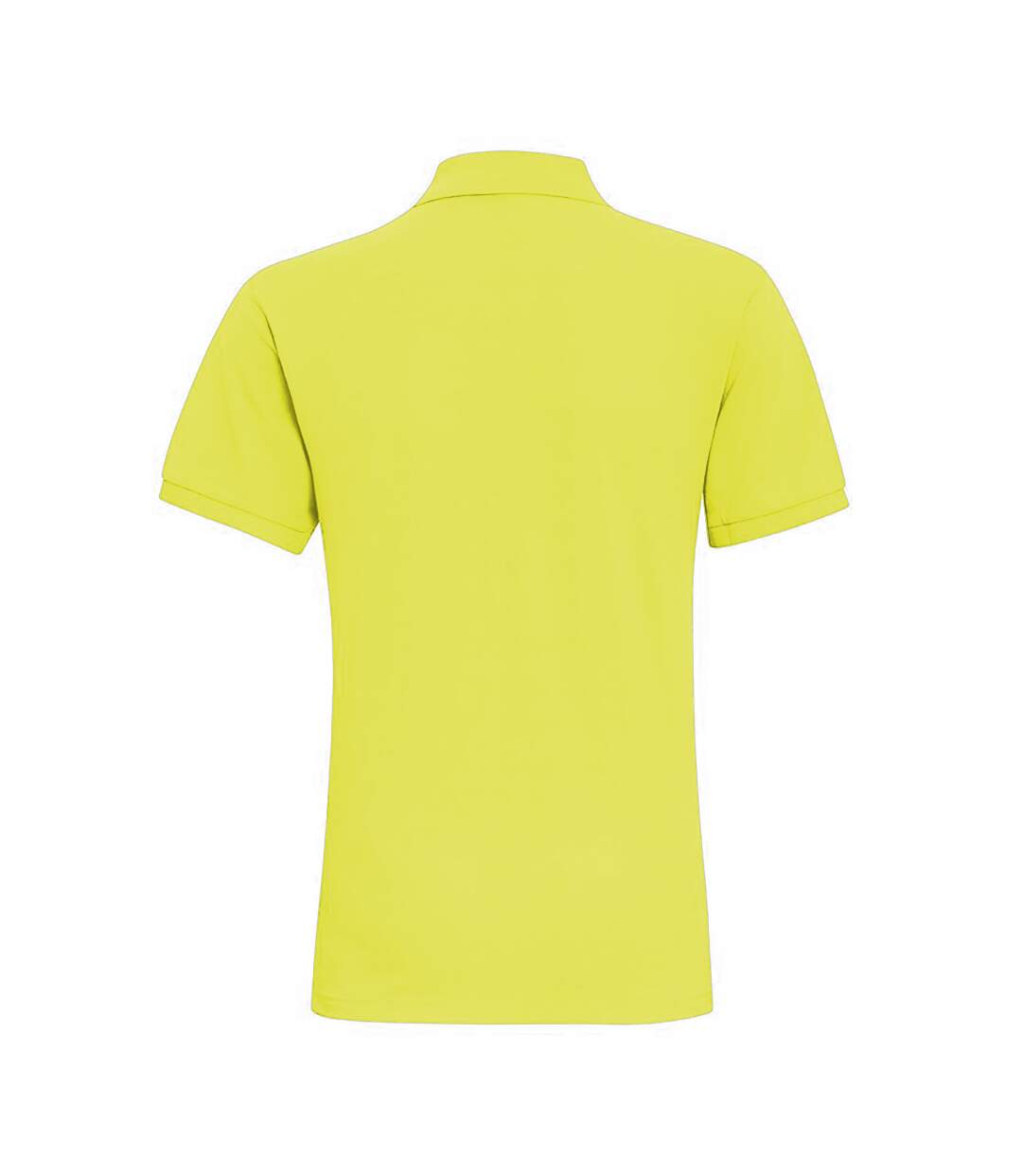 Asquith & Fox Mens Plain Short Sleeve Polo Shirt (Lemon Zest)
