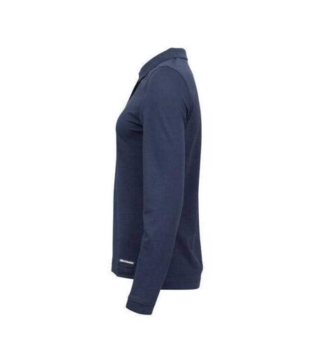 Womens/ladies Advantage Long-sleeved Polo Shirt Dark Navy Cutter & Buck