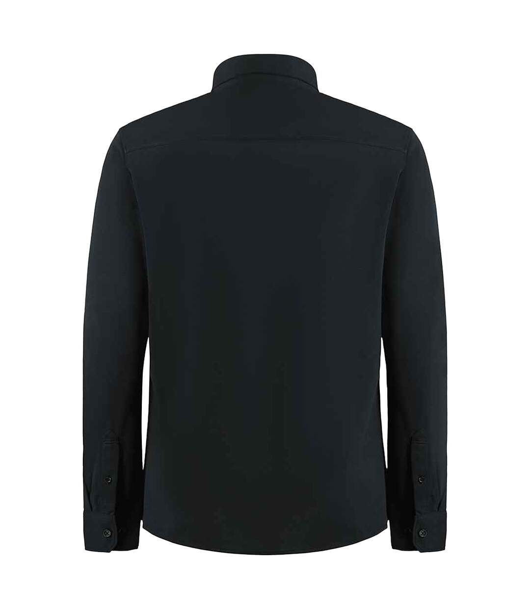 Chemise Manches Longues Homme Noir Kustom Kit-2