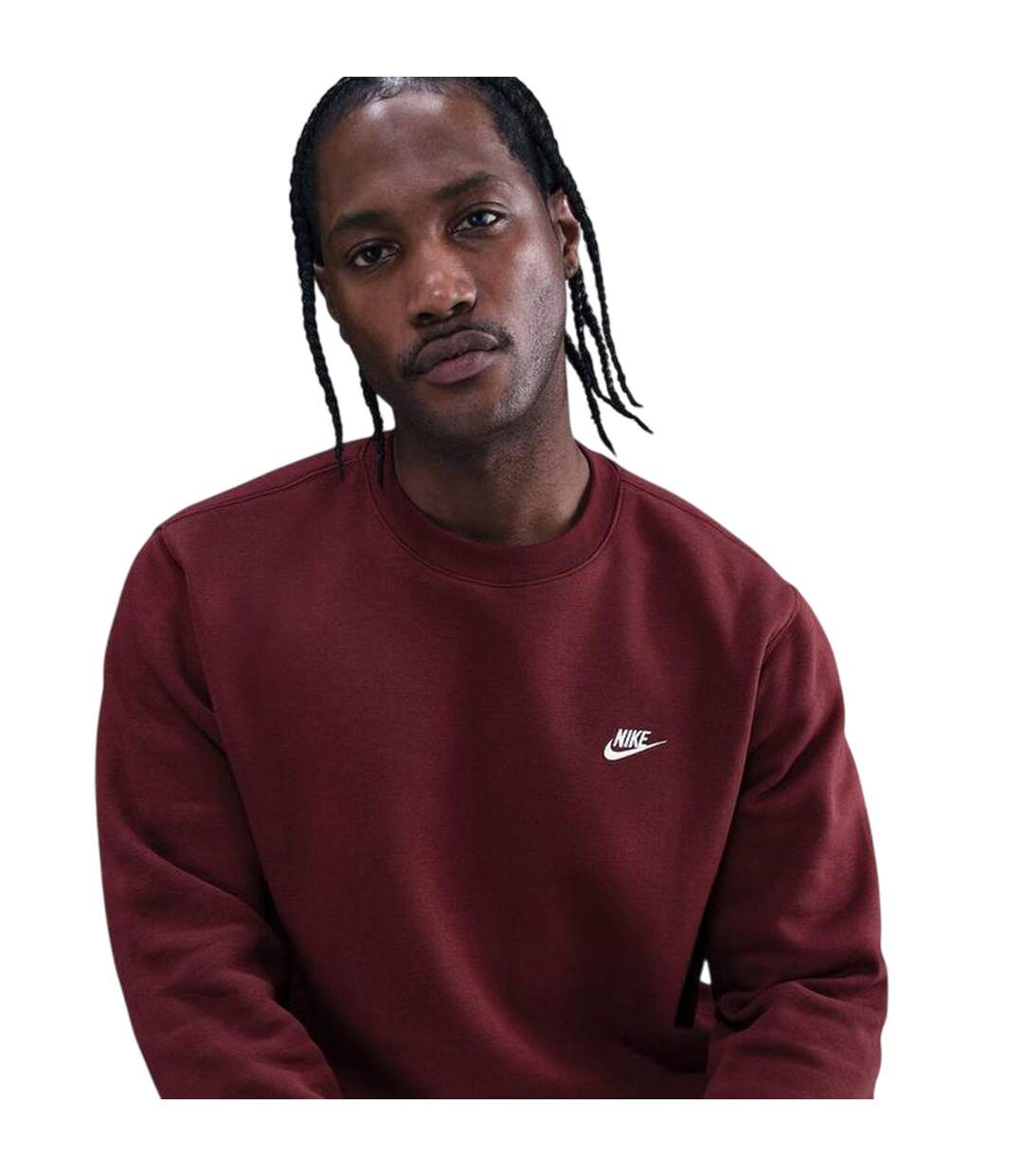 Sweat Motif/style Logo Club Homme Bordeaux Nike-4