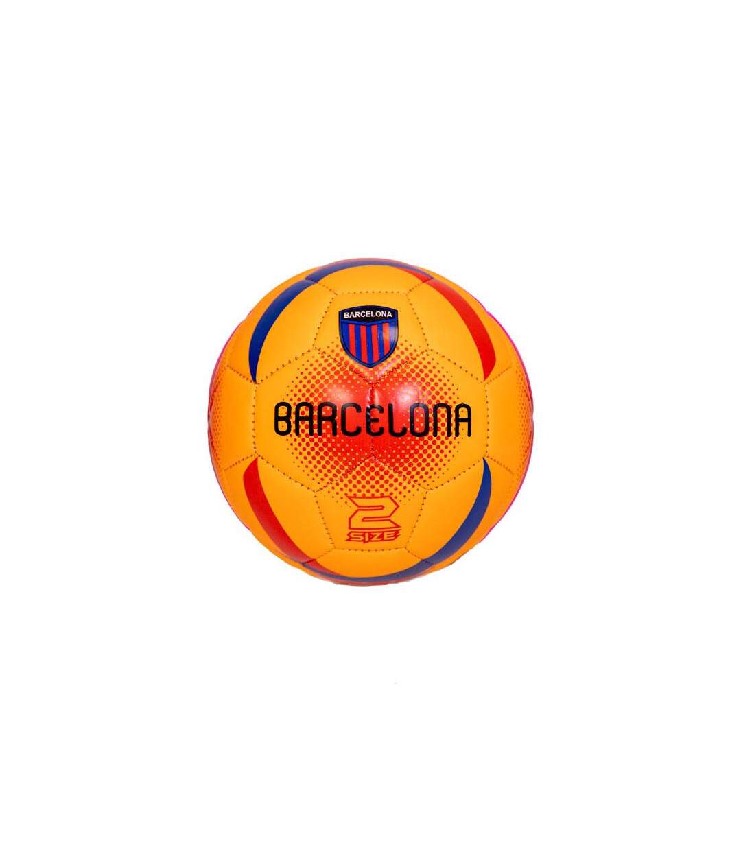 BARCELONA mini ballon orange fluo sport zone-1
