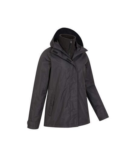 Womens/ladies Fell Ii 3 In 1 Jacket Black Mountain Warehouse