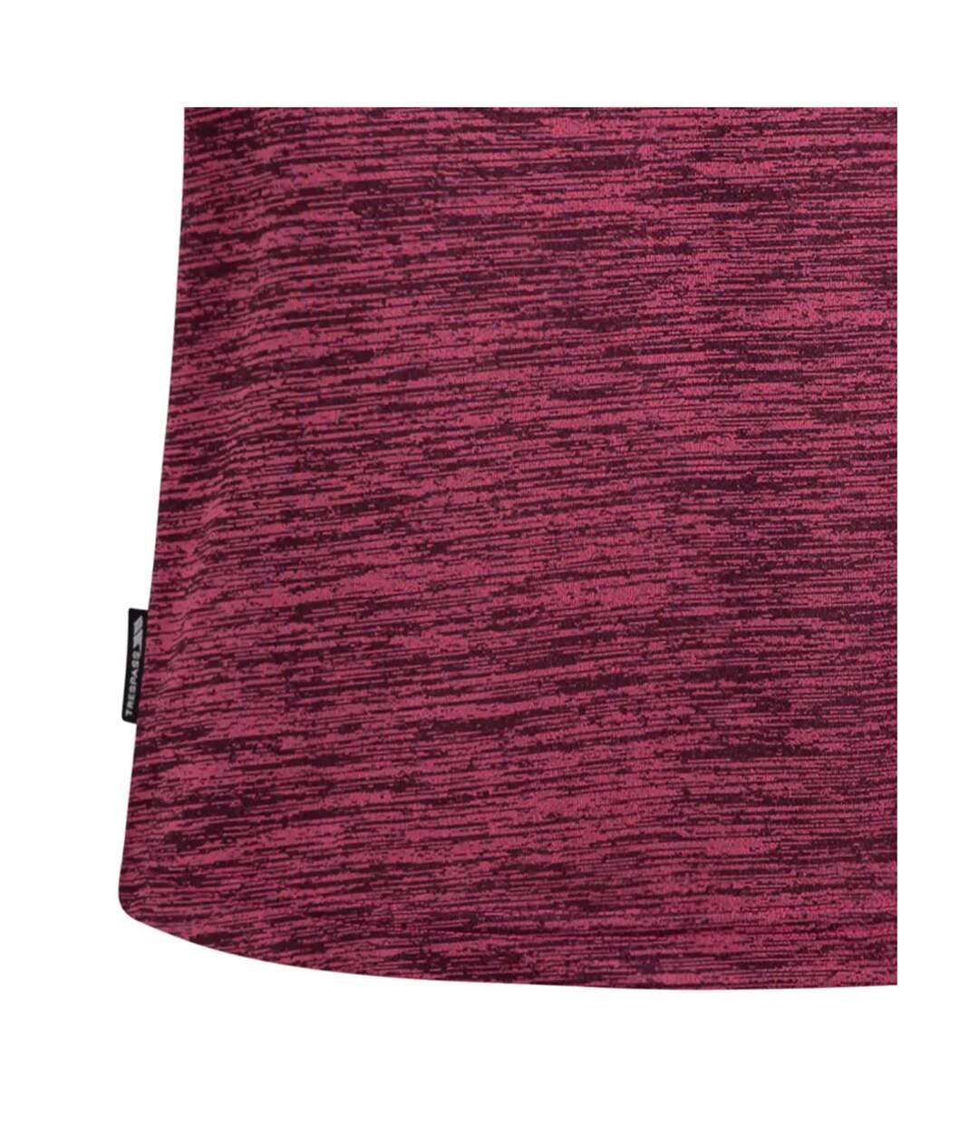Womens/ladies Selinne Duo Skin Active Top Cassis Marl Trespass-3
