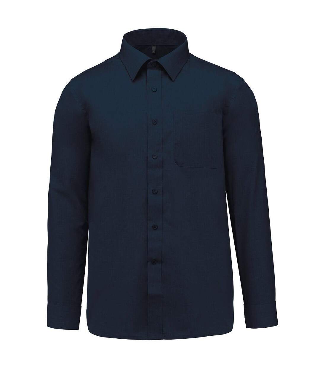 Chemise popeline manches longues - Homme - K545 - bleu marine