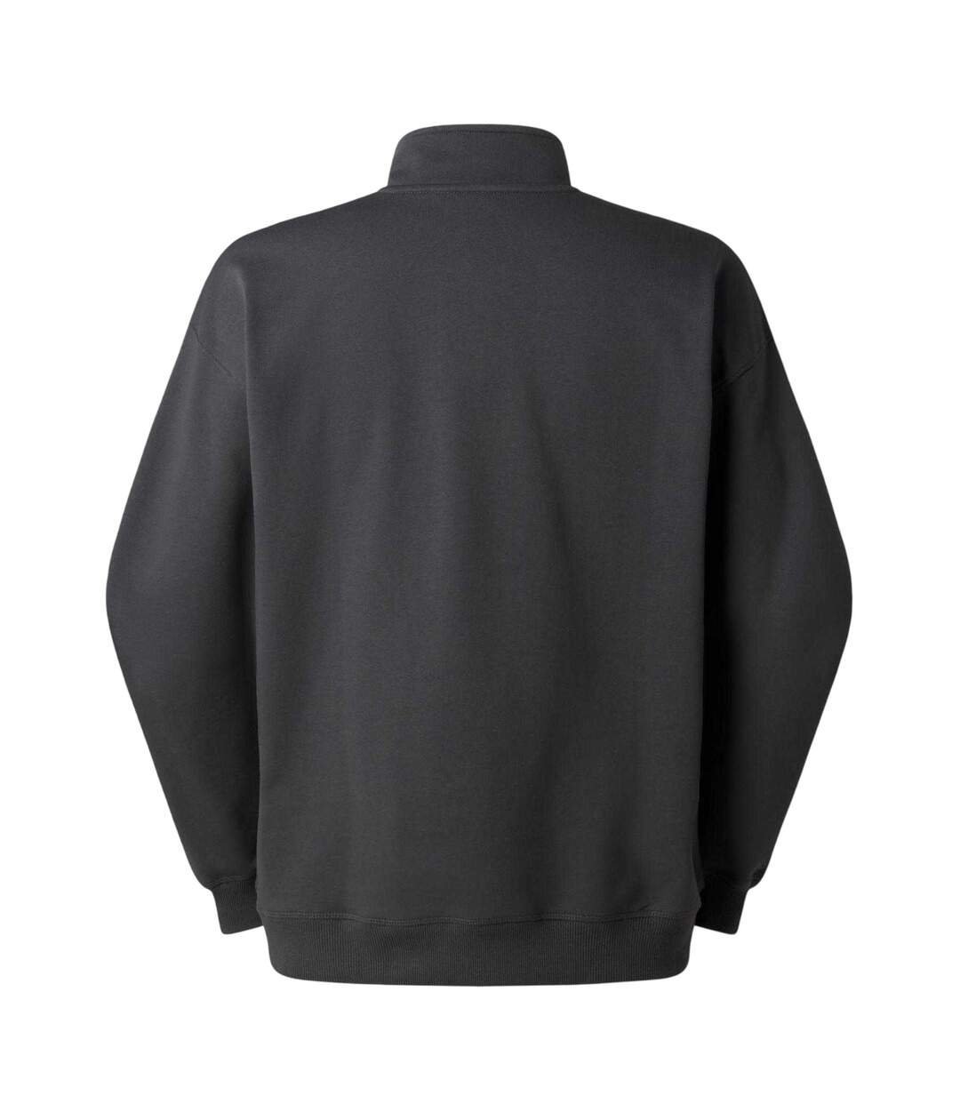 Mens Essential Quarter Zip Sweatshirt Anthracite Grey The North Face-2