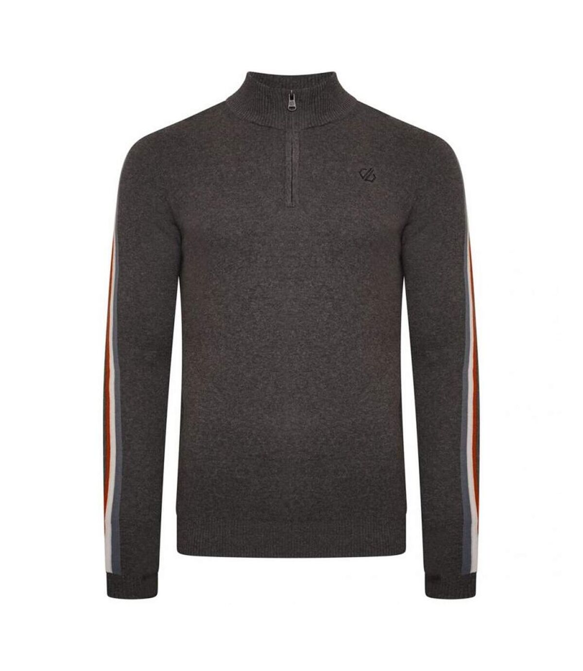 Dare 2B Mens Dutiful II Stripe Marl Half Zip Sweatshirt (Charcoal Grey)