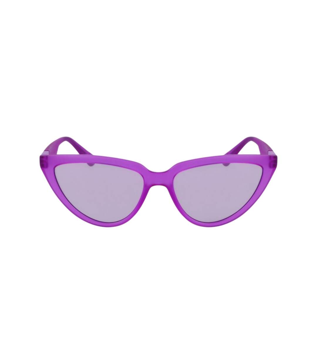 Lunettes De Soleil Motif/style Œil De Chat Jeans Femme Taille Unique Lilas Calvin Klein-1