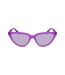Lunettes De Soleil Motif/style Œil De Chat Jeans Femme Taille Unique Lilas Calvin Klein-1
