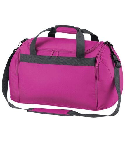 Bagbase Freestyle Holdall / Duffel Bag (26 Liters) (Pack of 2) (Fuchsia) (One Size)