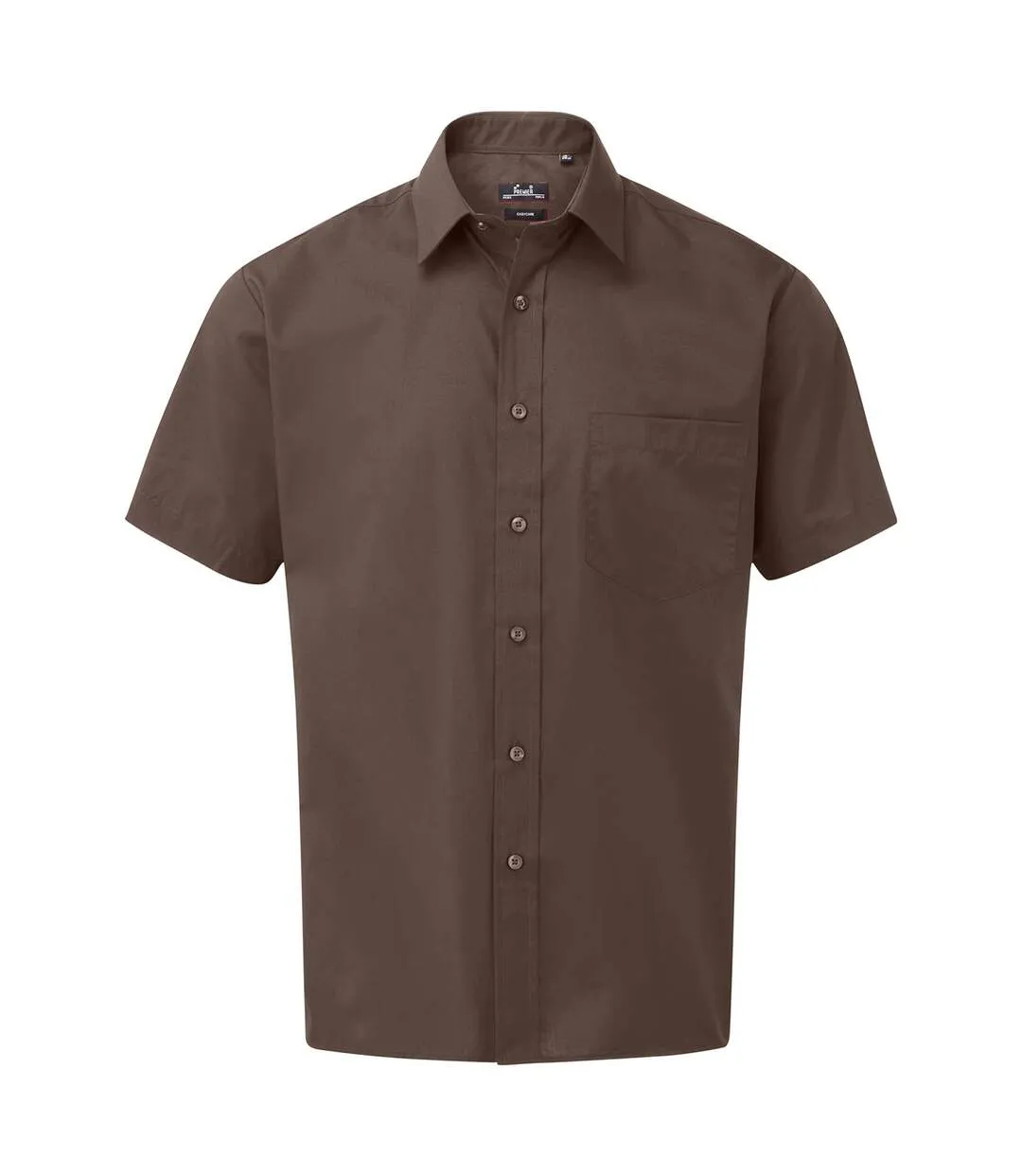Chemise Poplin Homme Rouge Premier-3