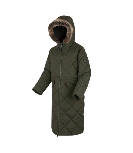 Doudoune Matelassée Freyla Femme Kaki Foncé Regatta