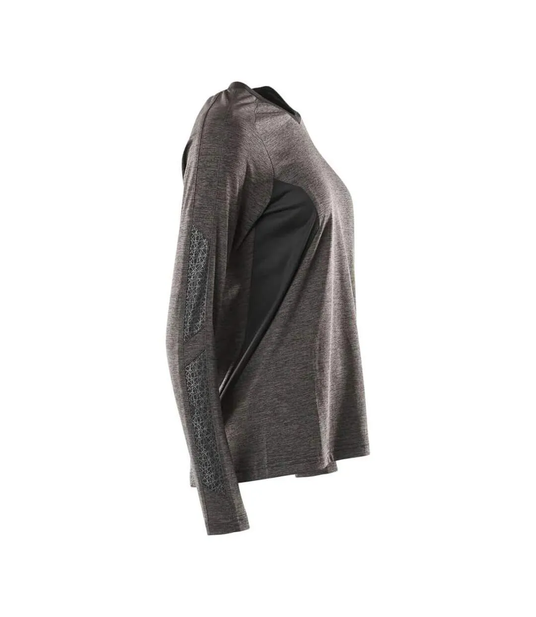 T-shirt Manches Longues Accelerate Femme Anthracite Foncé Noir Mascot-3
