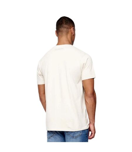 T-shirt hommes gemtas blanc cassé Duck and Cover