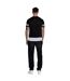 T-shirt Manches Courtes Homme Noir SikSilk-3