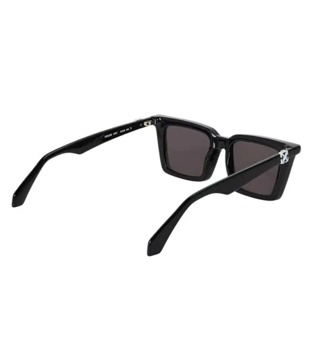Womens/ladies Dalton Square Sunglasses One Size Black Dark Grey Off White