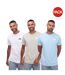 Pack Of 3  Mens Asuka T-shirt  Multicoloured Nicce-1