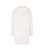 Womens/ladies Alma Hoodie Dress Crystal Grey CCDK Copenhagen-3