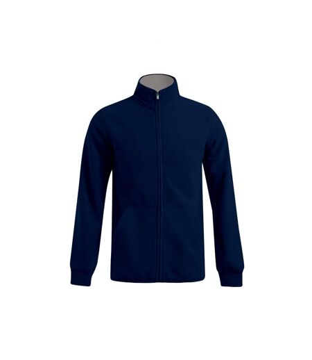 Veste Homme Bleu Marine Gris Clair Uni Promodoro