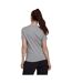 T-shirt Détente Style Logo Essentials Femme Gris Adidas-3