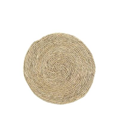 Set de Table Rond Paille de Jonc 38cm Naturel